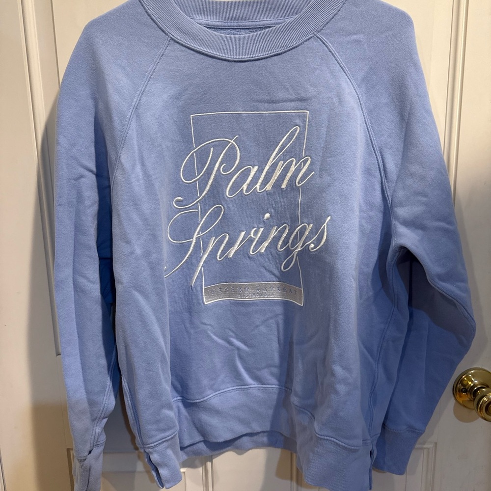 Abercrombie & Fitch Light Blue Crew Neck Sweater